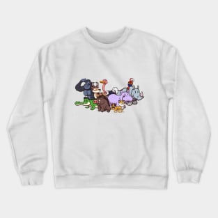 Cute Wildlife Animals Crewneck Sweatshirt